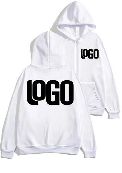 Zipper Hooded Cardigan Sweatshirt Jacket, New Fashion, Anytime, Anywhere Design Brand Logo/Custom Image Replication