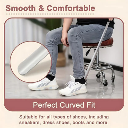 1-Pack Extra Long Shoe Horn - Father's Day Gift for Elderly & Back Pain Sufferers