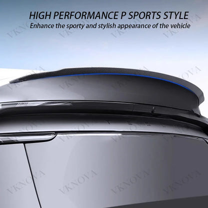 Glossy Black Rear Trunk Spoiler Trim Kit for Tesla Model Y Juniper 2025 - P Style Blade Sport Body Styling Exterior Accessories