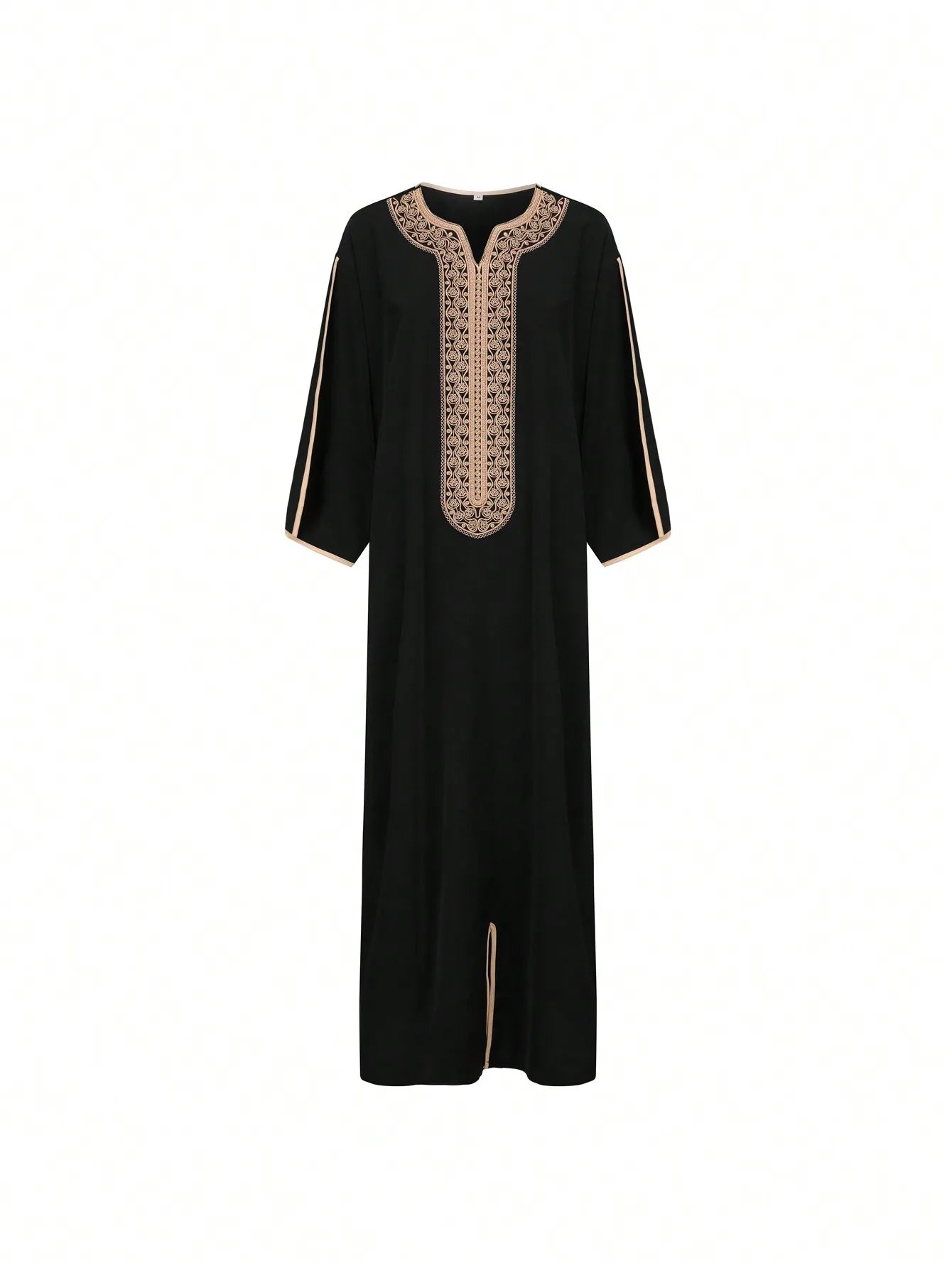 Traditional Moroccan style, Muslim men's robe,retro luxury embroidered robe, casual loose fit Eid al Fitr traditional men's robe