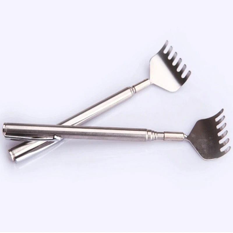 Adjustable Retractable Back Scraper Steel Anti-itch Claw Massager Scratching Rake For Elderly Back Massage Tool Heath Care