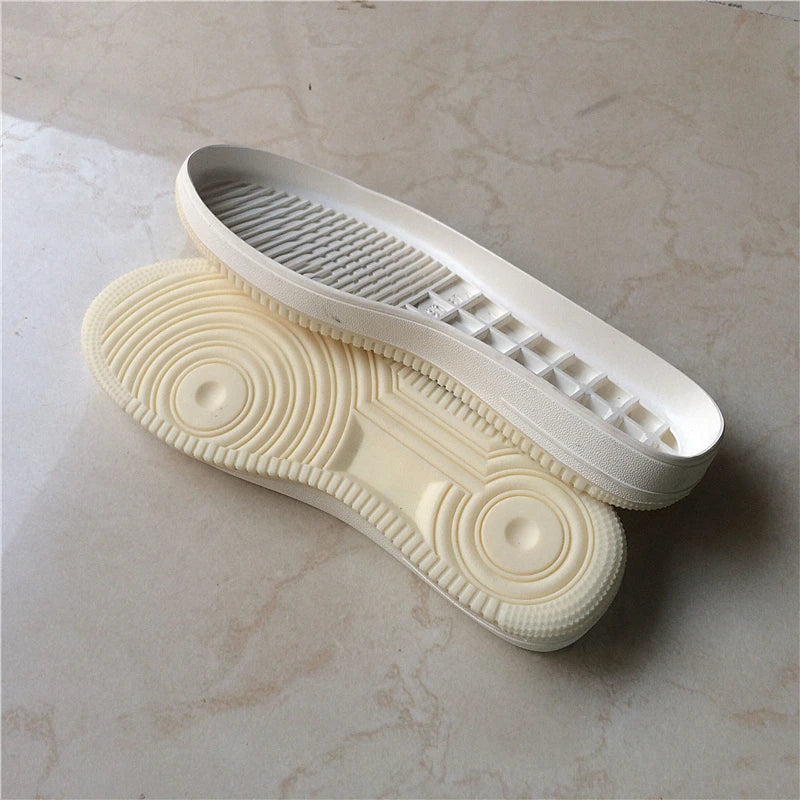Men's Sports Soles White Shoes Shoes Tendon Rubber Soles Hand-made Shoes Replacement Worn Soles DIY Hand Knitting Shoes Soles