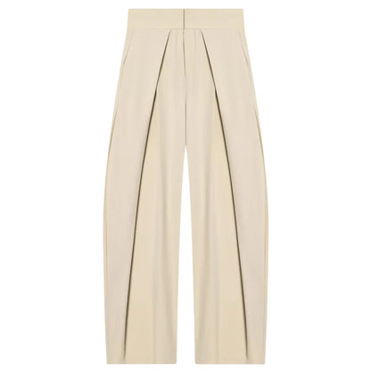 Women's Baggy Pants Woman Trousers Striped Wide Leg Pants Ladies Fashion Casual y2k Pants 2025 Autumn Elegant Pleated Long Pants