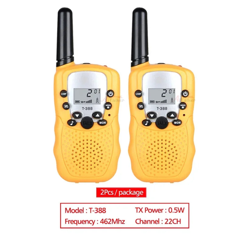 Kids Mini Walki Talki 2Pcs Celular Handheld Transceiver Phone Radio Interphone 3KM Toys Talkie Walkie Birthday Gift for Children