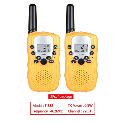 Kids Mini Walki Talki 2Pcs Celular Handheld Transceiver Phone Radio Interphone 3KM Toys Talkie Walkie Birthday Gift for Children