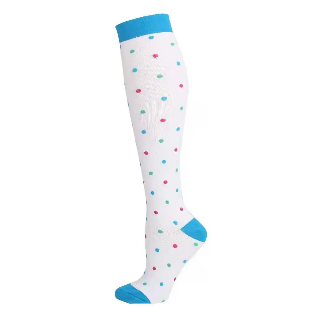1Pair New Compression Stockings 20-30Mmhg Knee High Sports socks Fit Medical Varicose Veins Pregnant  Edema Diabetes Circulation