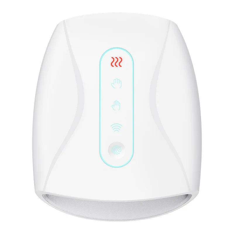 Electric Hand Massager Device Wireless Palm Finger Acupoint Air Pressure Heat Compression Smart Timer for Women Beauty Care