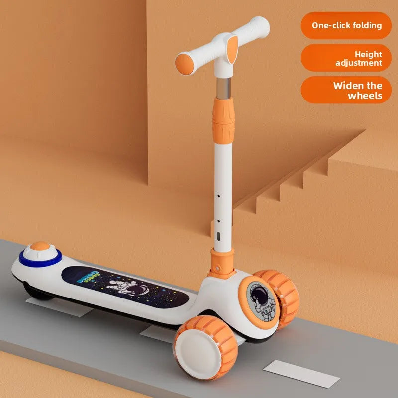 Children's scooter foldable scooter for boys and girls ride-on scooter three-in-one scooter children's ride-on toy