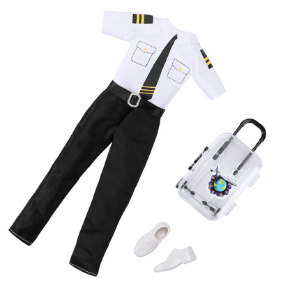 1/6 Male Doll With Clothing Set Homesome Soldier Men Doll  Handmade Clothes Outfit For 29CM Ken Prince Doll