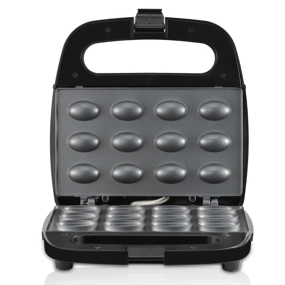 Electric Walnut Cake Maker 12 Holes Automatic Nuts Maker Kitchen Breakfast Sandwich Non-stick Cook Plates Walnut Mold 220-240V