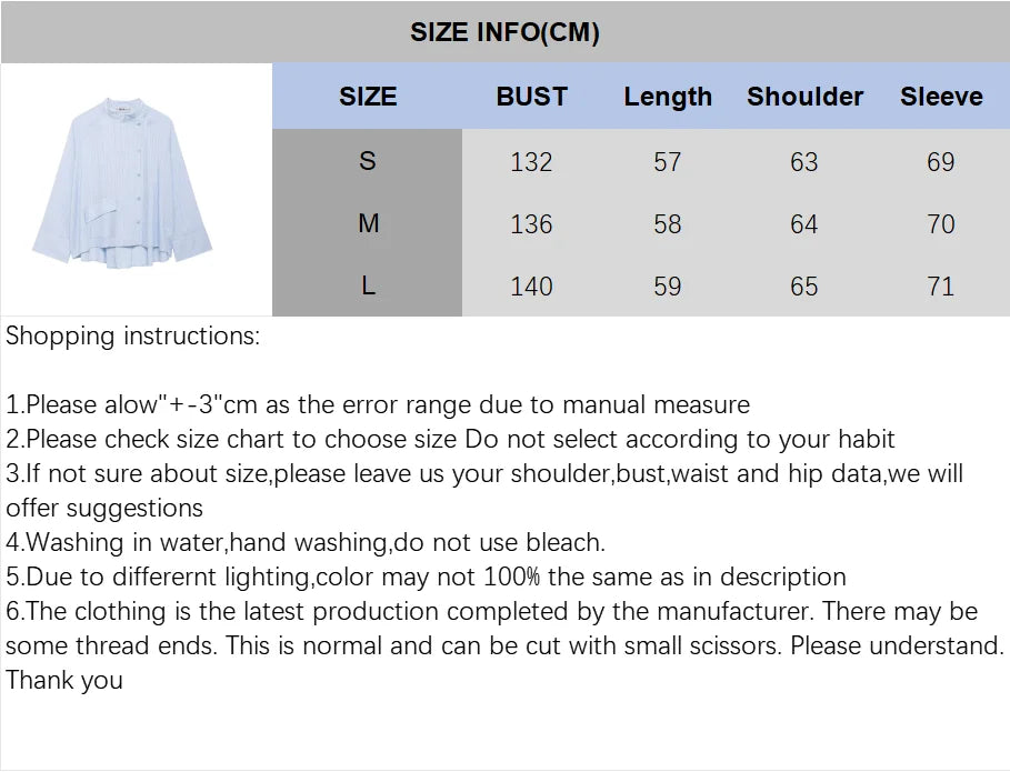 Women's Striped Shirt with Pocket New Spring Long Cuffed Sleeve O Neck Simple Women Shirt & Blouses Asymmetric Hem Female Tops