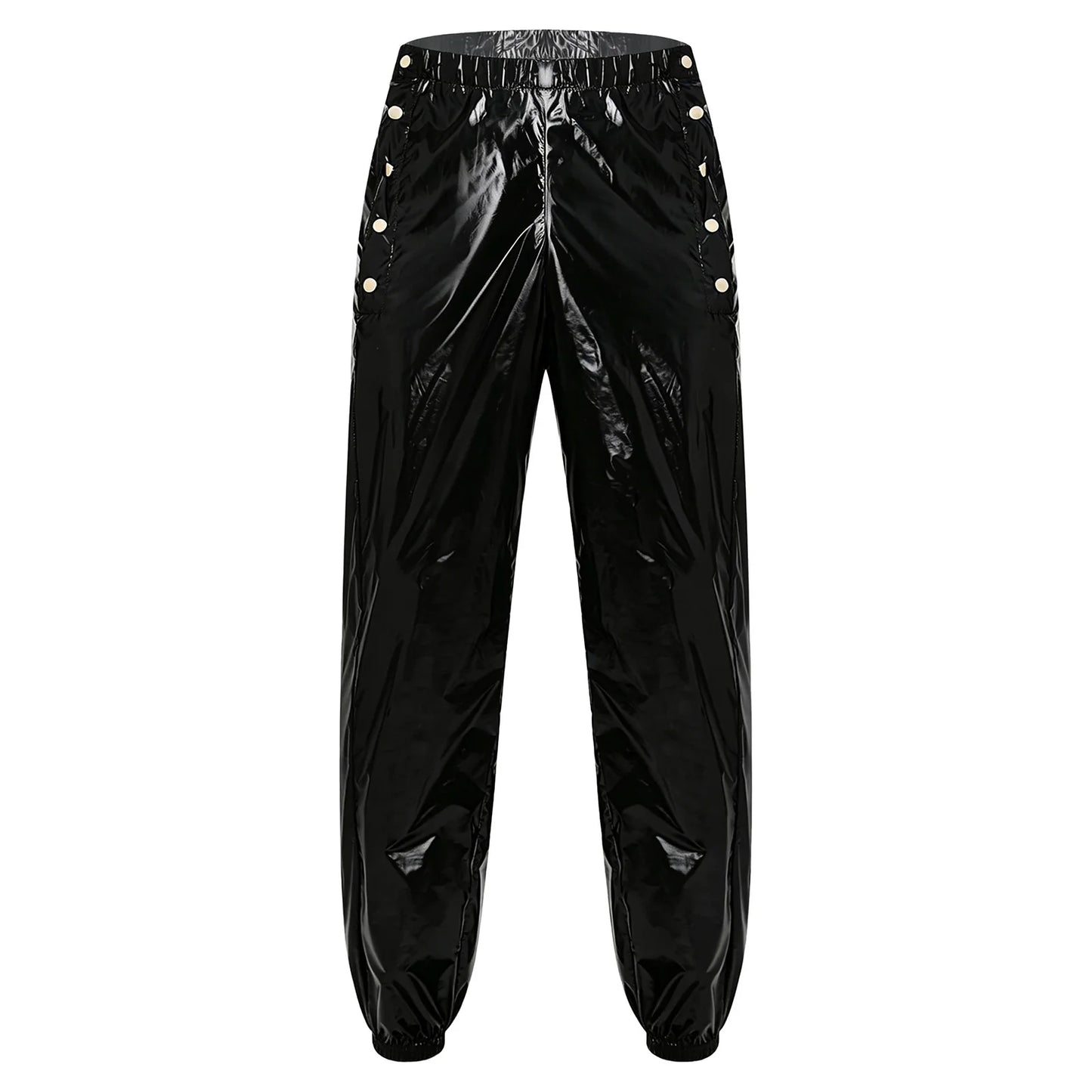 Men Waterproof Diaper Covers Pants Draws /Sides Waist Buttons Jogger Pants Easy Wear Leakproof Adaptive Bottoms for Special Need