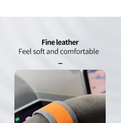 car steering wheel universal return to standard personality creative center line marking supplies Alcantara suede accessories