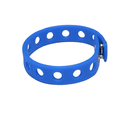 1/12/50/100PCS 21cm Silicone Flexible Holes Fit Shoe Charms Wrist Band Bracelet Sports Casual Bangle For Watches Decorations