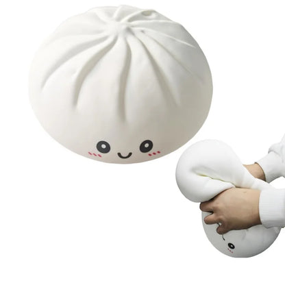Giant Squishies Dumpling Bun Toy, Slow Rising Glitter Dumpling Stress Ball, Stress Relief Fidget Toy for Home Office Travel