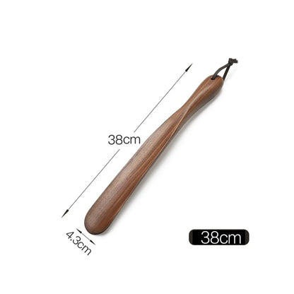 50CM 38CM 28CM Durable Professional Wooden Shoe Horn Flexible Long Handle Shoehorn Useful Shoe Lifter Shoe Spoon Home Tools