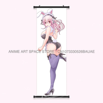 Video game Wall Artwork Canvas Scrolls Picture Anime Movie Role Poster Hanging Painting Print Home Decoration For SUPER SONICO