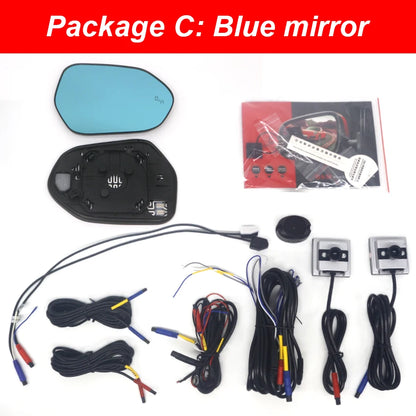 Car Mirror BSD BSA BSM Blind Spot Monitoring System Radar Parking Sensor Assist Lane Changing For Porsche Macan 2016-2024
