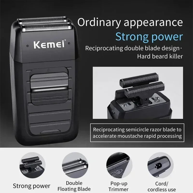 Kemei Hair Clipper Kit KM-2296 KM-2299 KM-1102 Men's Electric Hair Trimmer Machine Professional Hair Cutting Machine for Men