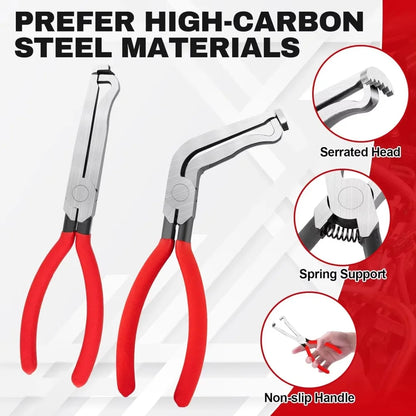 Automotive Connector Separator Pliers Car Oil Pipe Disconnect Pliers Multi-functional Electrical Terminal Removal Tool