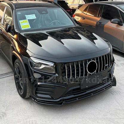 For 2024+ Mercedes Benz GLB X247 GLB220 GLB35 AMG Car Front Lip Spoiler Front Bumper Shovel Spoiler Exterior Body Kits