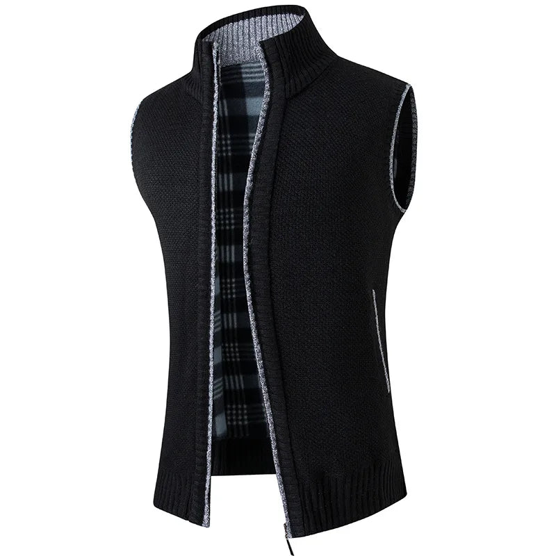 KB New Autumn and Winter Men's Coat Fashion Warm Outer Wear Vest Hot Vest Casual Sleeveless Jacket