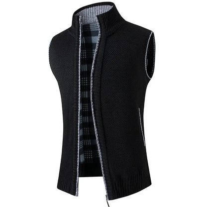 KB New Autumn and Winter Men's Coat Fashion Warm Outer Wear Vest Hot Vest Casual Sleeveless Jacket