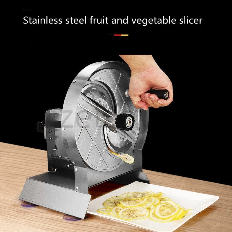 Lemon slicer Potato slicer commercial multi-functional slicing machine Milk tea shop sliced radish lotus root