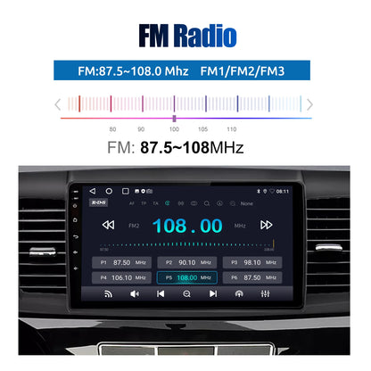 10" Android 15 Car GPS Car Stereo Radio For 2008-2017 Mitsubishi Lancer Apple Carplay 4+64G IPS Touch Screen WiFi GPS BT+DVR&CAM