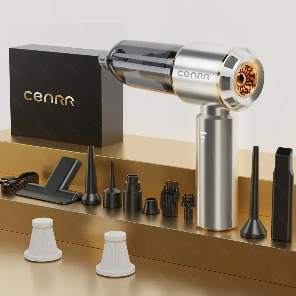 CENRR 360000PA Car Vacuum Cleaner Strong Suction Wireless Cleaner Portable HandHeld Powerful Vacuum Cleaner Cleaning Machine