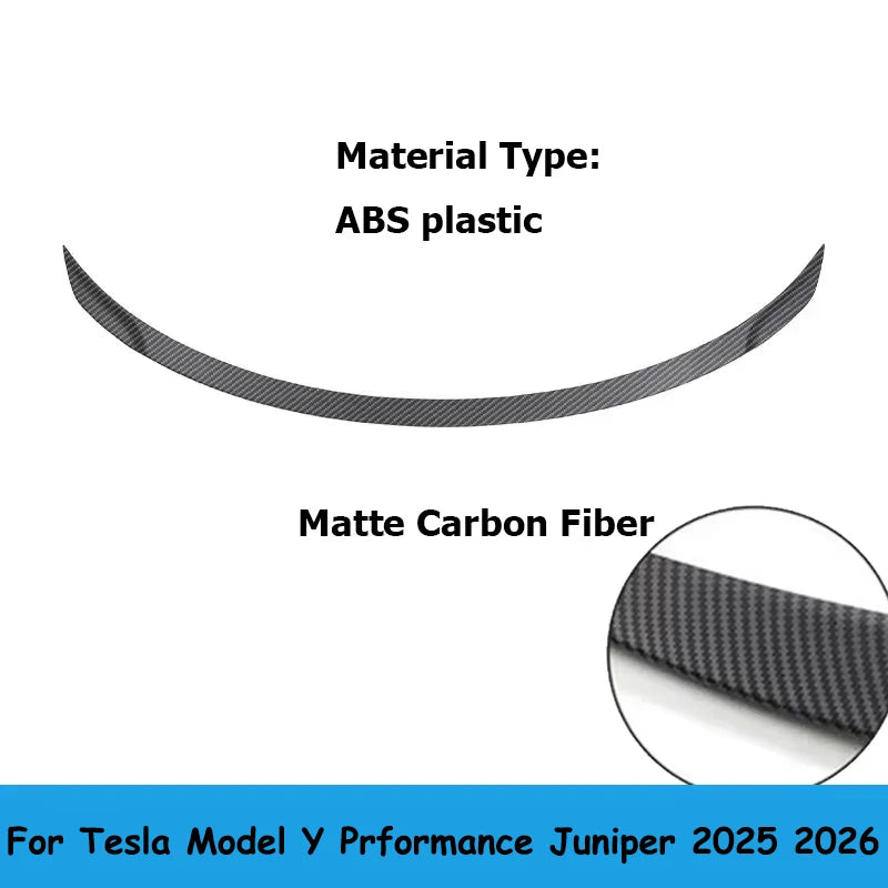 SUNTE Car ABS Spoiler For Tesla New Model Y 2025 2026 Juniper Original High-performance Carbon Fiber Accessories