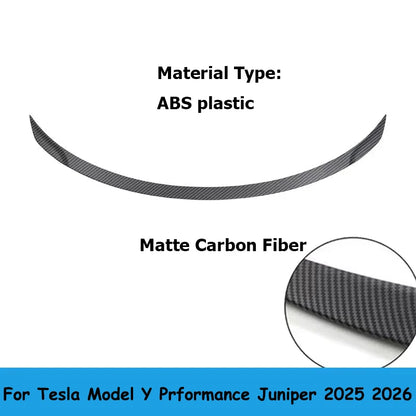SUNTE Car ABS Spoiler For Tesla New Model Y 2025 2026 Juniper Original High-performance Carbon Fiber Accessories