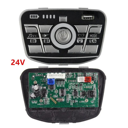 Multi-functional children ride-on electric vehicle controller 12V, JR1844N central controller for baby car