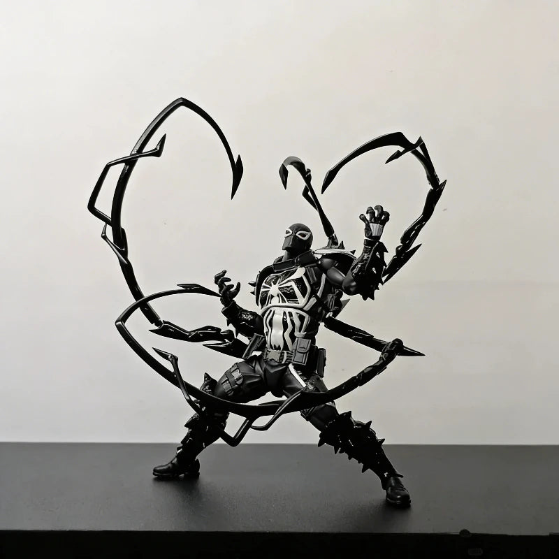 1/12 Marvel Anti-Venom Action Figure Ct Agent Anti-Venom Movable Joints Figure Eugene Thompson Anime Model Collectible Toy Gift