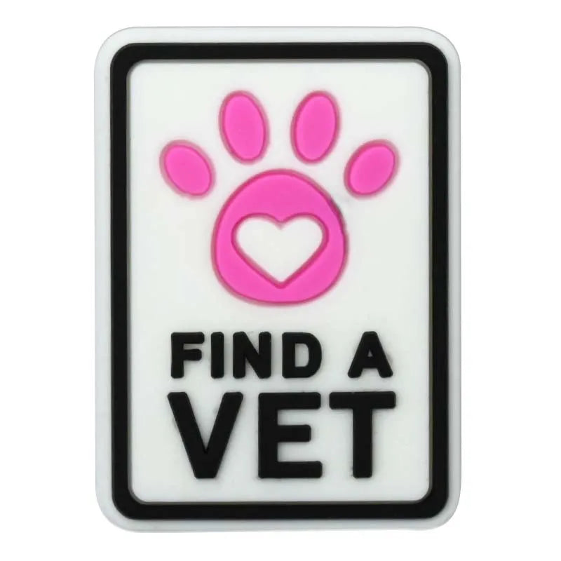 Pet hospital veterinarian Love dogs Shoes Charms DIY PVC Shoe bag Accessories Forenthusiasts Wristband Kids Party X-mas Gifts