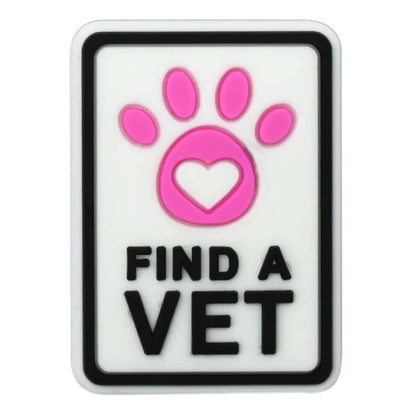 Pet hospital veterinarian Love dogs Shoes Charms DIY PVC Shoe bag Accessories Forenthusiasts Wristband Kids Party X-mas Gifts