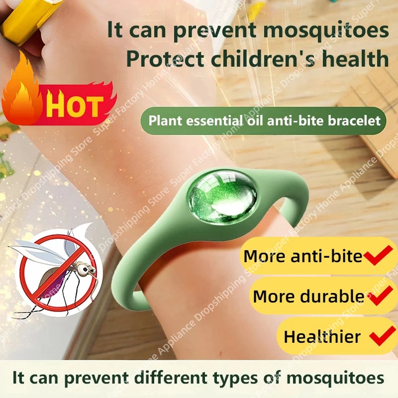 Mosquito Oil Repellent Bracelets Anti Mosquitoes Bite Wristband Outdoor Mosquitoes Bracelet With Natural Essential Oil 2025 ﻿New