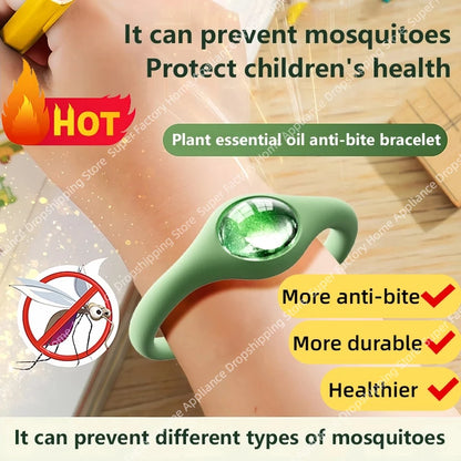 Mosquito Oil Repellent Bracelets Anti Mosquitoes Bite Wristband Outdoor Mosquitoes Bracelet With Natural Essential Oil 2025 ﻿New