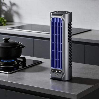 Portable Air Conditioning Fan Silent Household Rechargeable Tower Fan Vertical Desktop Air Cooler For Bedroom Living 3 Speeds