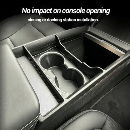 For Tesla Model 3/Y/YL Highland Juniper 2026 Center Armrest Storage Box Tray Console Organizer Box Accessories