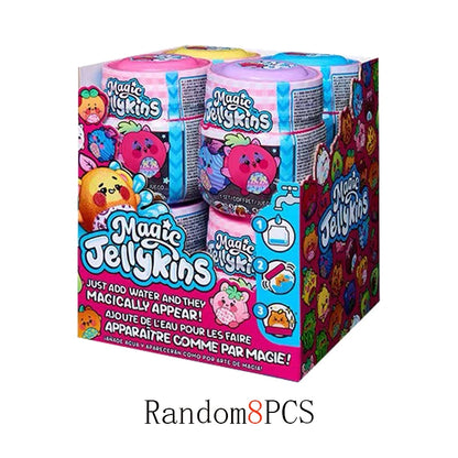 HOT Magic jellykins plush. put water in the container, shake and discover your new stuffed animal (spin master )stressrelieftoy