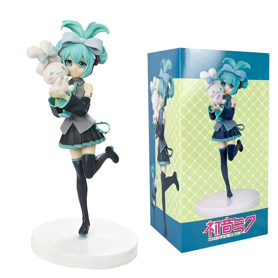 Hot Kawaii Girl Hatsune Miku Anime Figure Fashion Subclture Miku Action Figure Christmas Gift PVC Collection Model Doll Toys