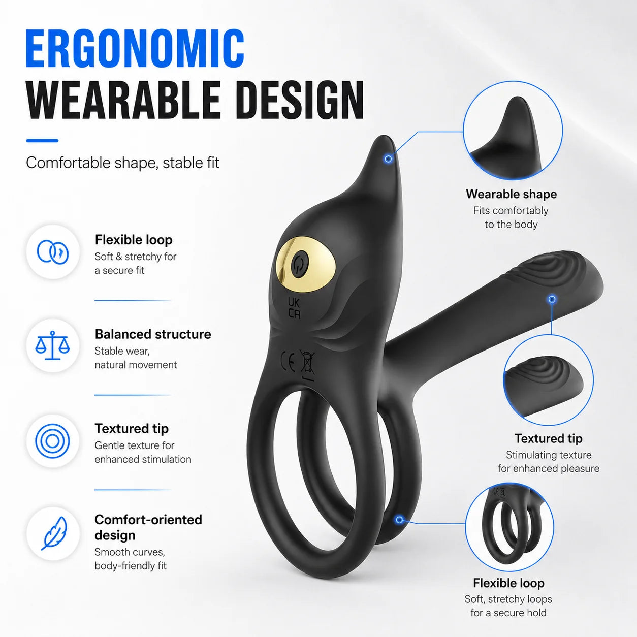 Wireless Remote Cock Penis Ring Vibrator For Couple Vibrating Clitoral Stimulator Sex Toy For Men Delay Ejaculation Penis ring