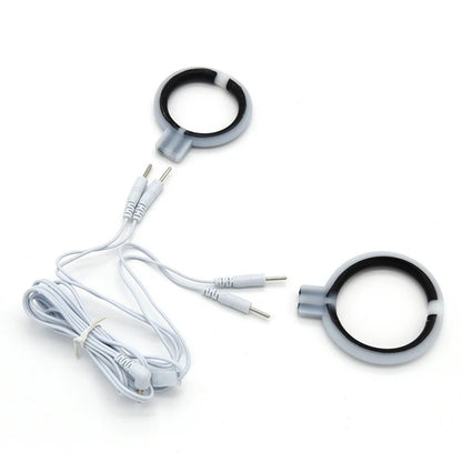 Electroshock Defensa E stim Host Electric Shock Penis Plug Cockring Chastity Cage Anal Plug Nipple Clamp E-stim Bdsm Toy for Sex