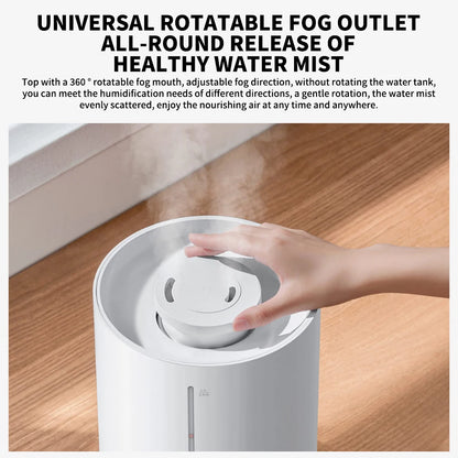 Original MIJIA Humidifier 2 ,300mL/h Humidification 4L Large Capacity Mist Maker Add Water Home Humidity Control Low Sound -CN
