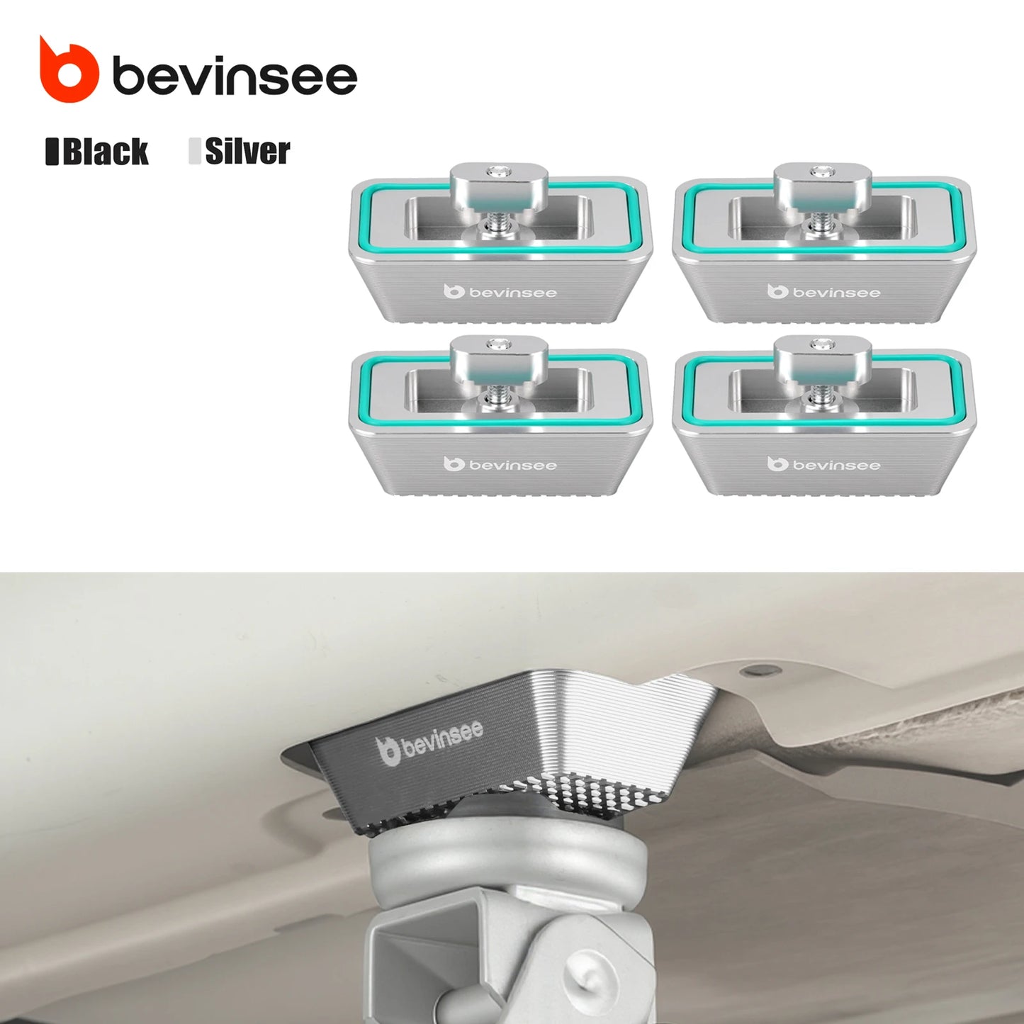 BEVINSEE Aluminum Jack Pads for BMW E46 X3 E83 Z4 E85 E86 E89, Replace for 51717065919, 51 71 7 065 919, Car Accessories