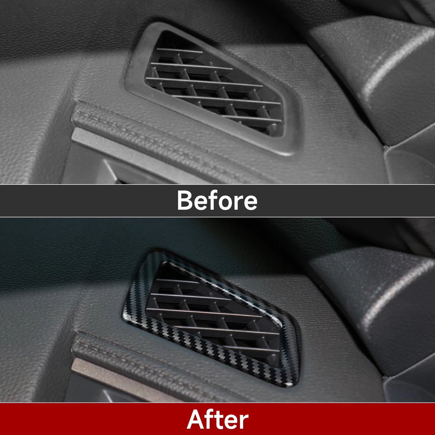 For Honda Civic 10th Gen (2016 -2021) Interior Accessories, Car Center Console Gear Shift Panel , Carbon Fiber ABS Trim Sticker