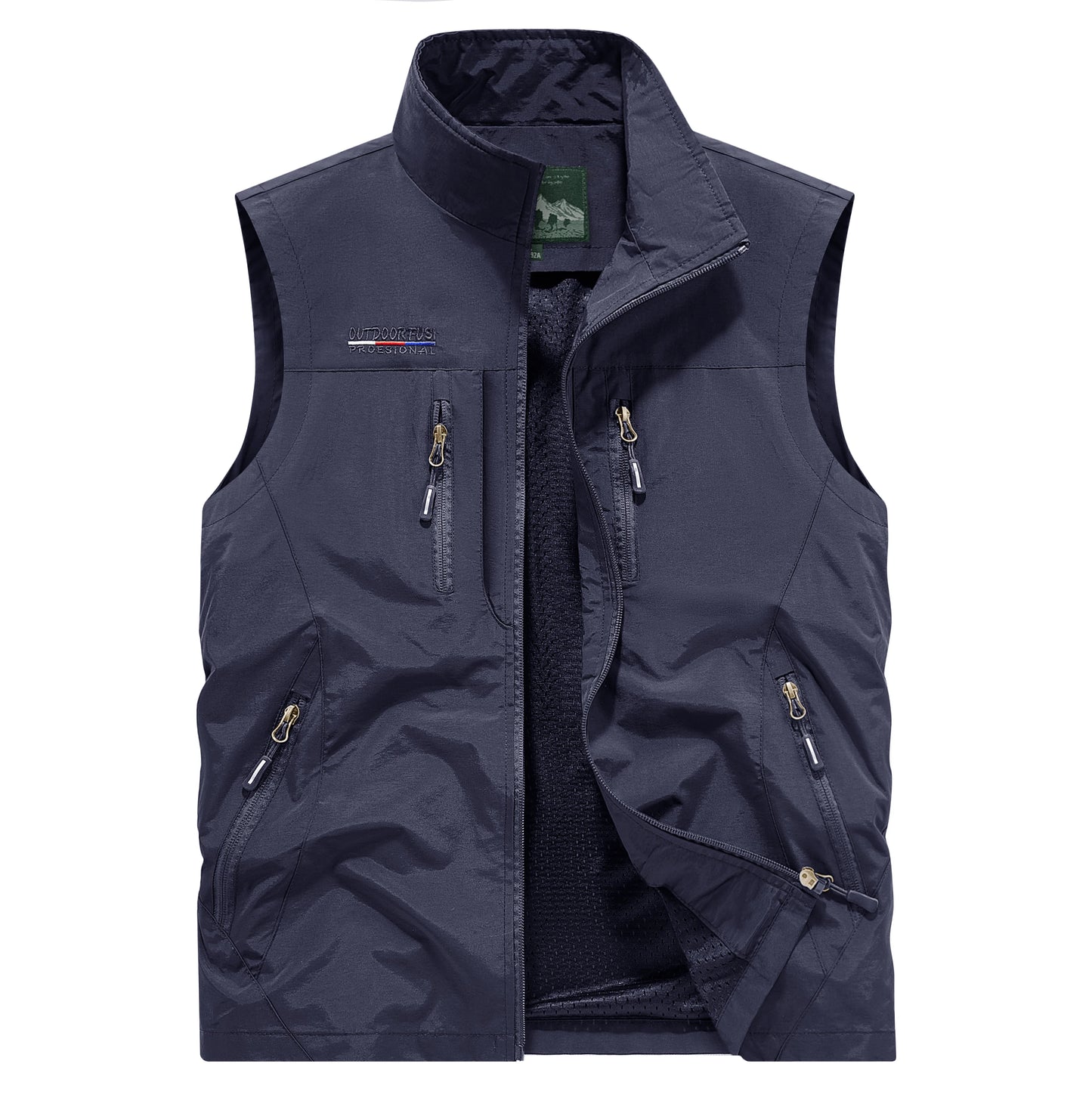 Men's Outdoor Sports Leisure Windproof Cold Proof Warm Vest for Autumn and Winter Comfortable Plush Warm and Fashionable Vest