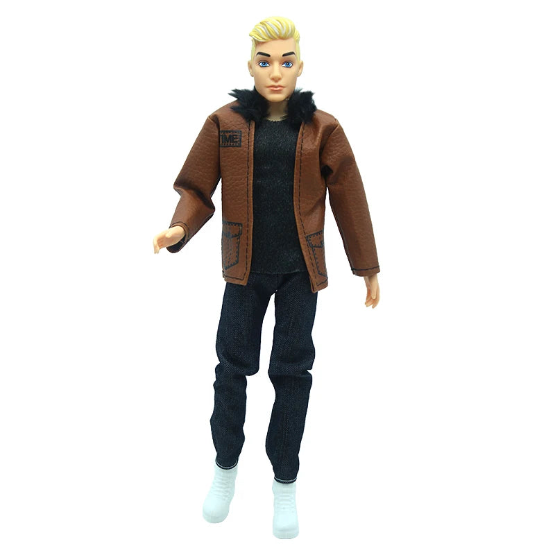 1/6 Male Doll With Clothing Set Homesome Soldier Men Doll  Handmade Clothes Outfit For 29CM Ken Prince Doll