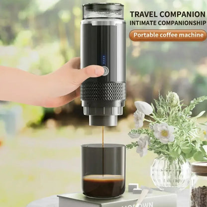Wireless Espresso Machine Travel Coffee Maker Small Rechargeable Coffee Machine for Camping RV Hiking Capsul Suitable